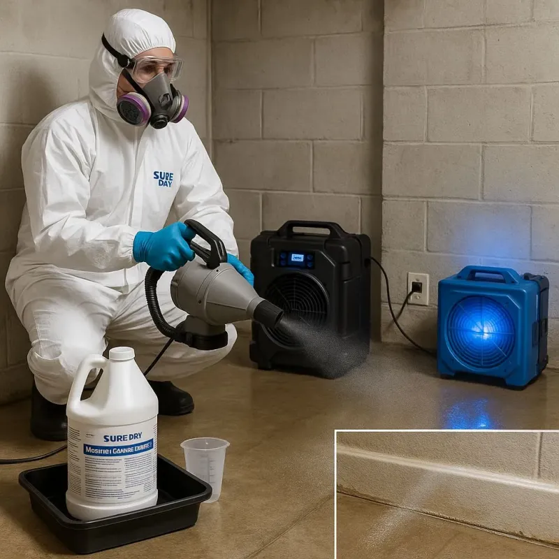 Sanitization and Odor Removal process in Andover, NH